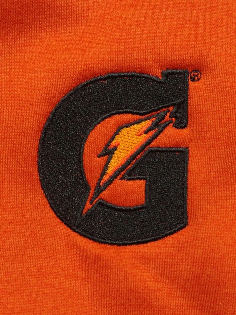 The North Face Gatorade Skyline Fleece Jacket Mens L Orange Full Zip